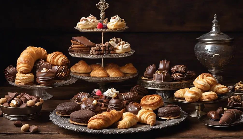 belgian pastries and chocolate