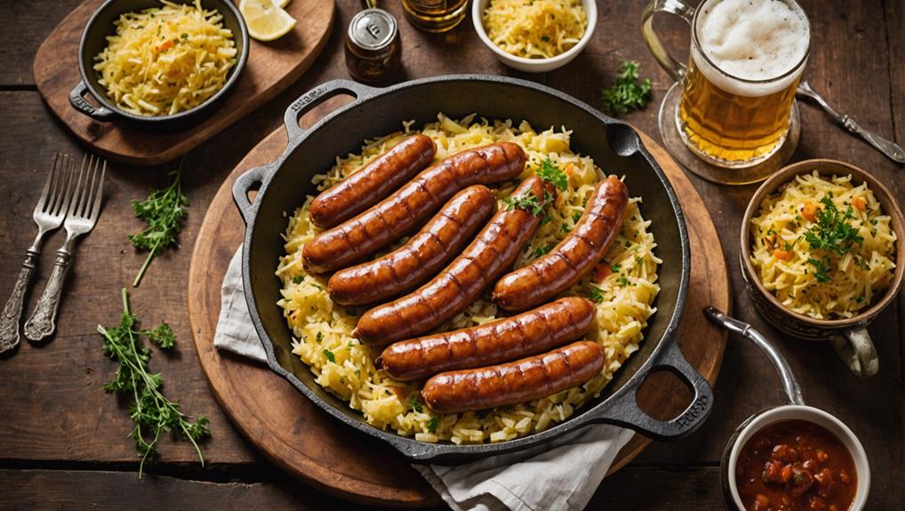 cooking german sausages techniques