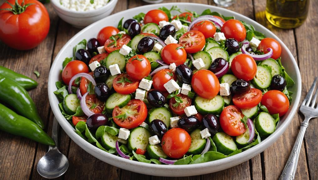 cretan greek salad ingredients