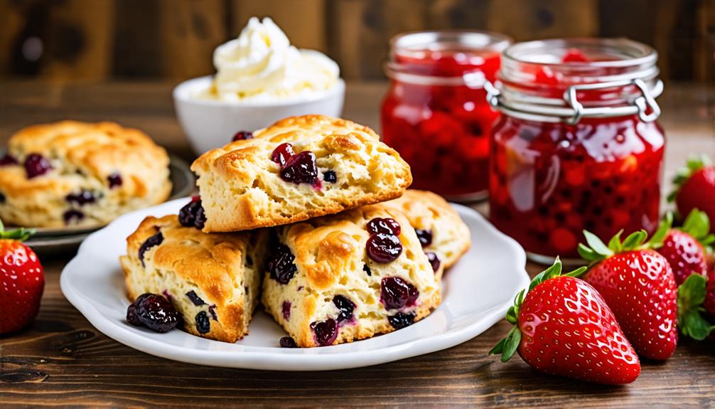 delicious british fruit scones