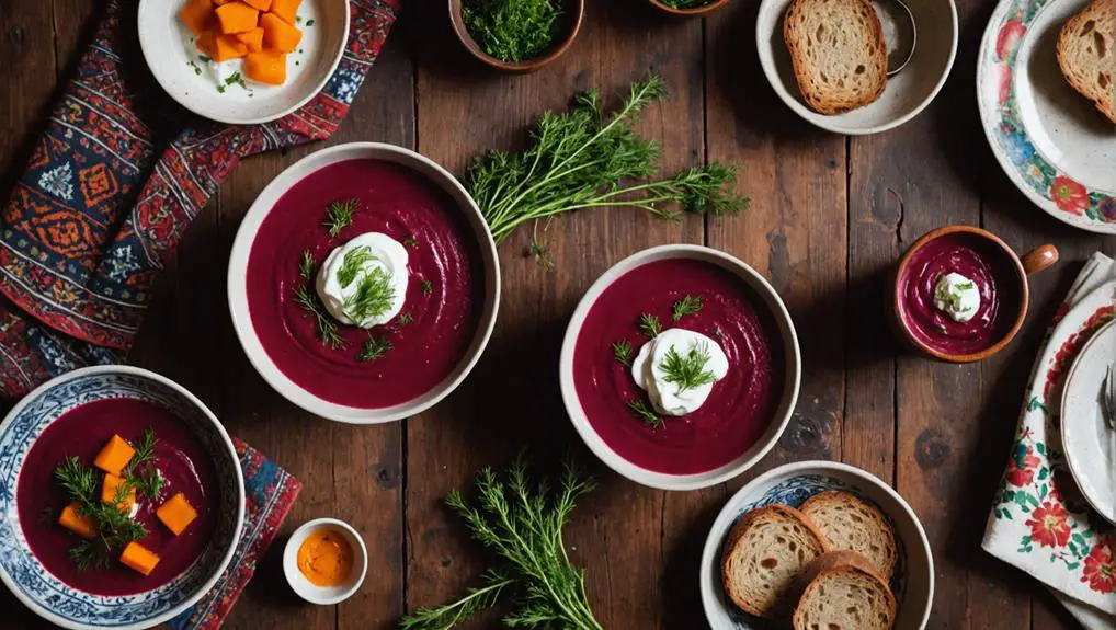 eastern european beet soup variations