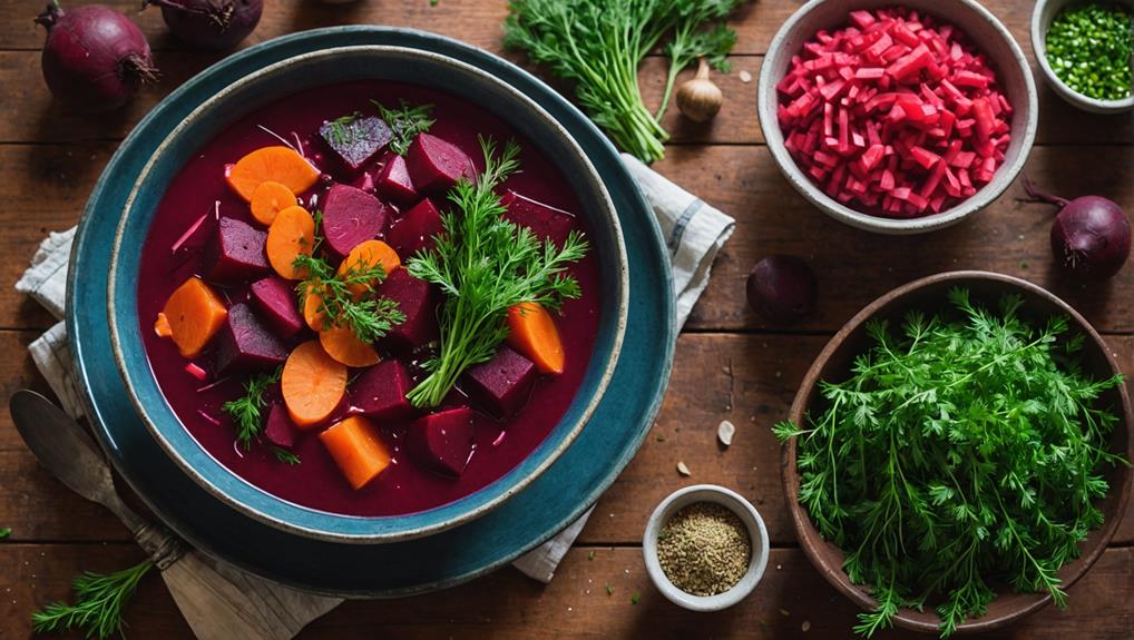 eastern european beet soup variations