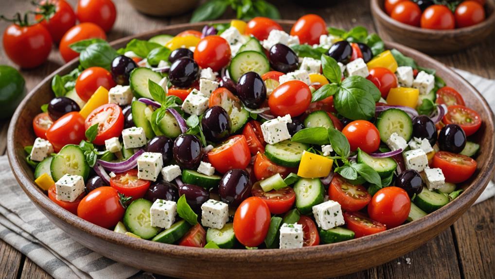fresh mediterranean salad essentials