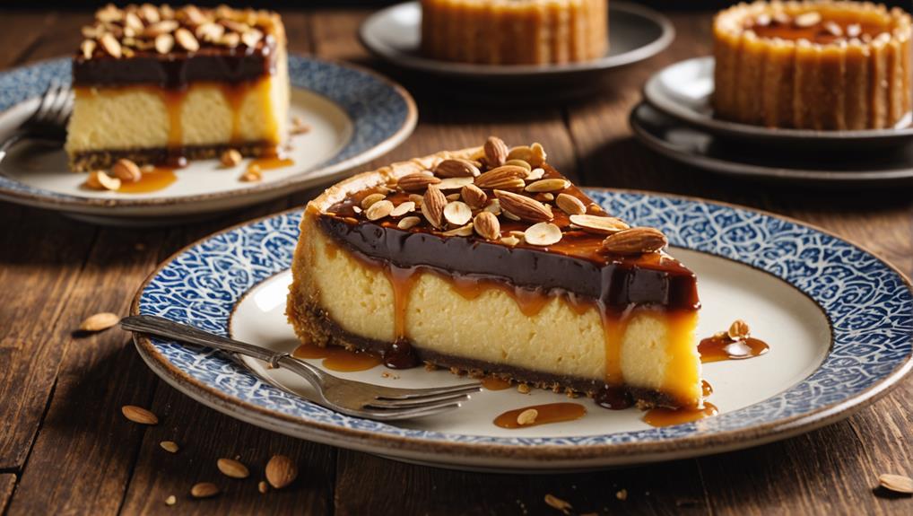 almond flavored chocolate dessert