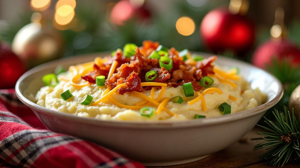 bacon infused loaded mashed potatoes