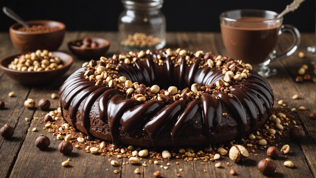 chocolate hazelnut strudel delight