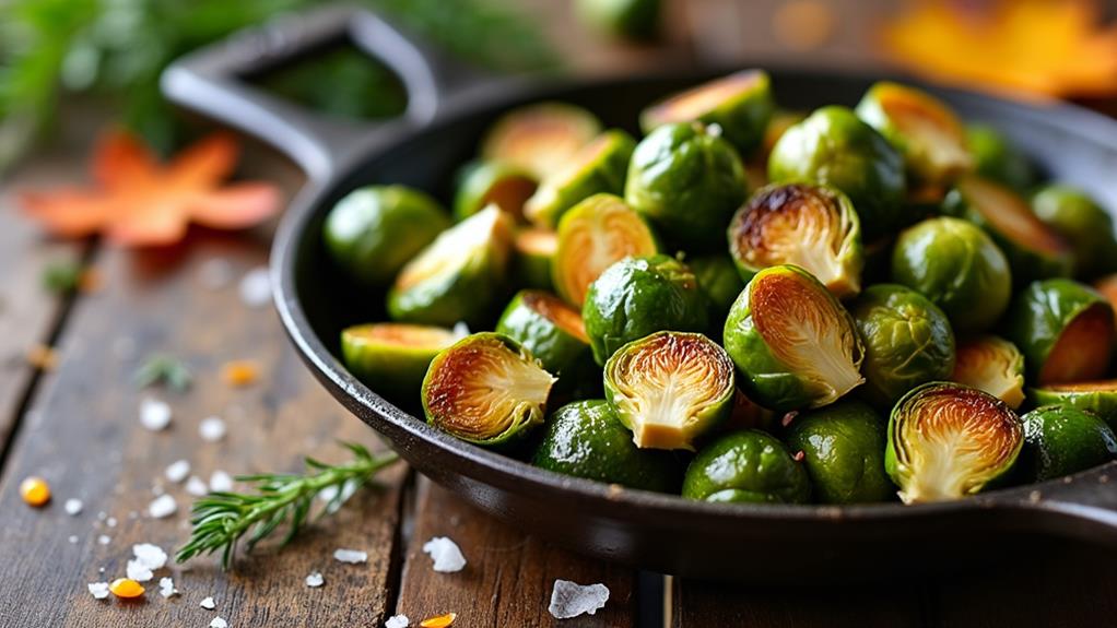 crispy roasted brussels sprouts