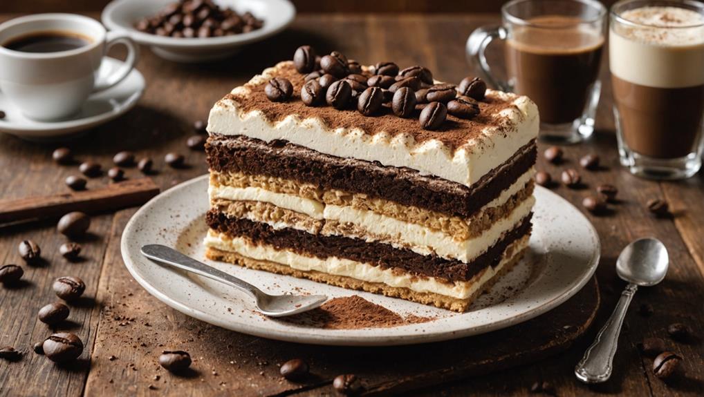 delicious coffee flavored dessert