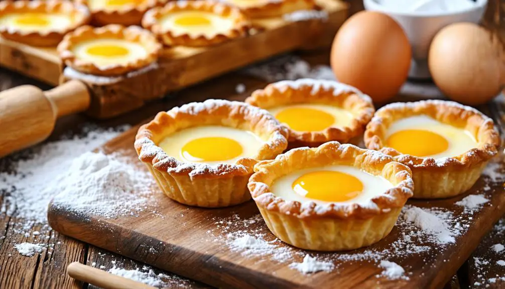 delicious european egg tarts