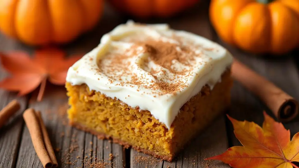 delicious pumpkin bars recipe