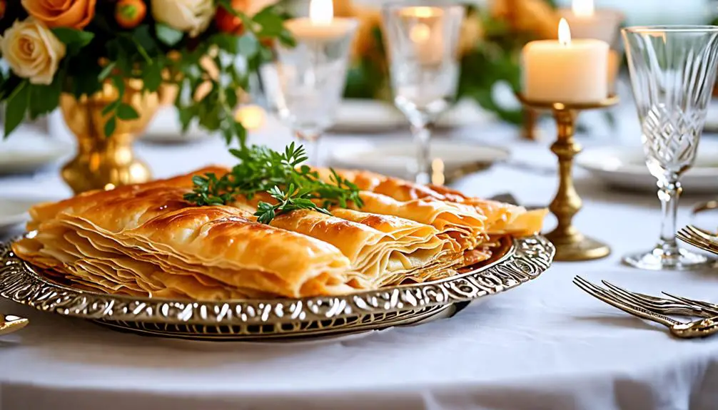 elegant bulgarian banitsa presentation