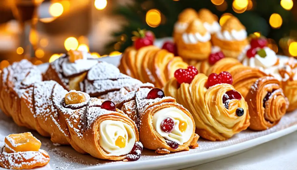 festive italian pastry delights