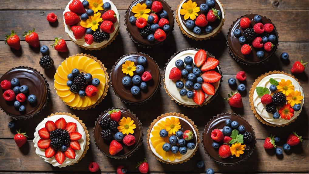 frosting and topping choices