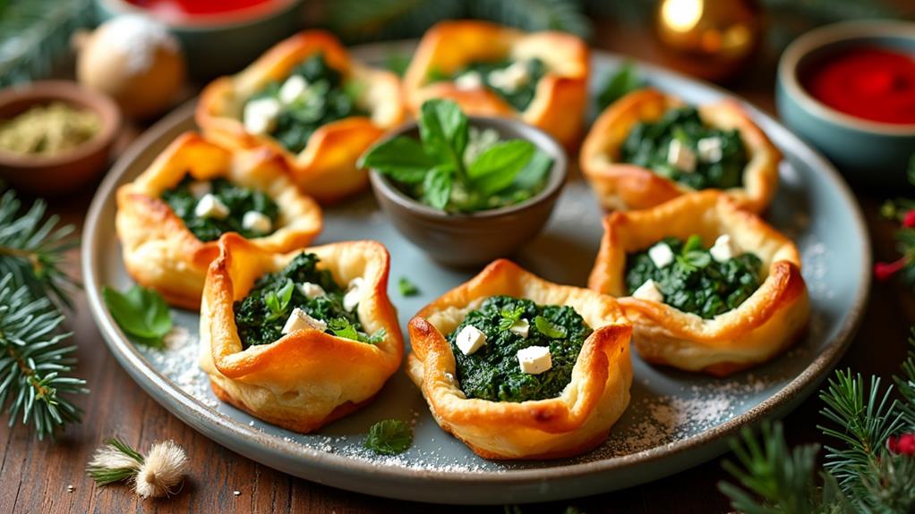 miniature savory pastry treats