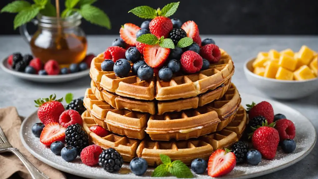 plant based belgian waffles