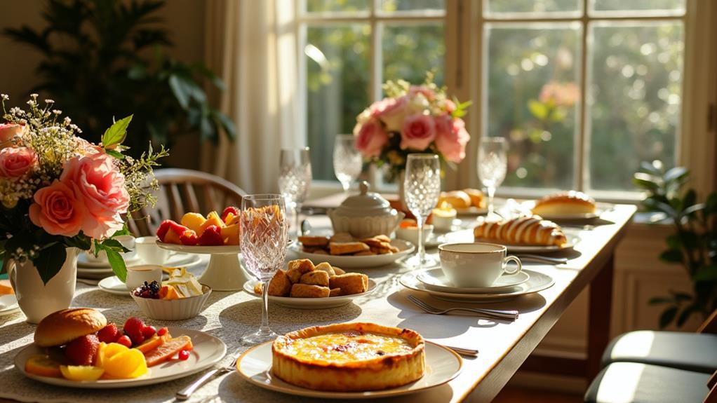 sophisticated festive brunch ideas