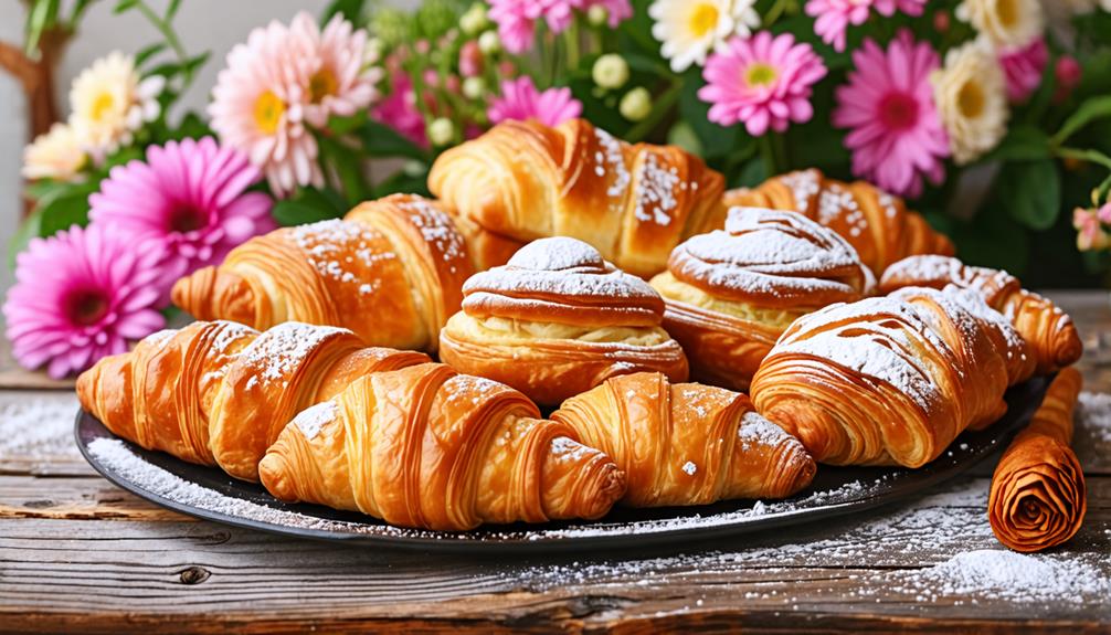top european pastries selection