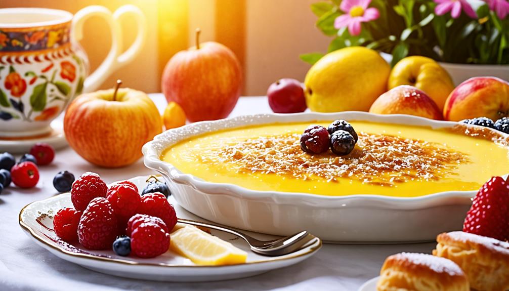 traditional catalan cream desserts
