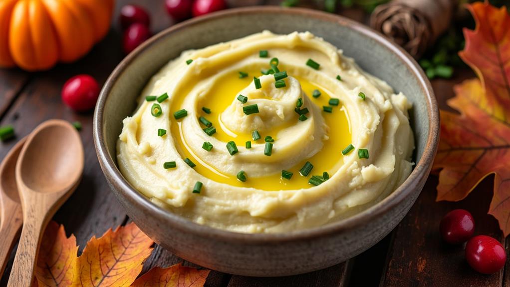 truffle infused creamy potatoes