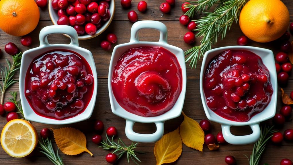 unique holiday cranberry sauces