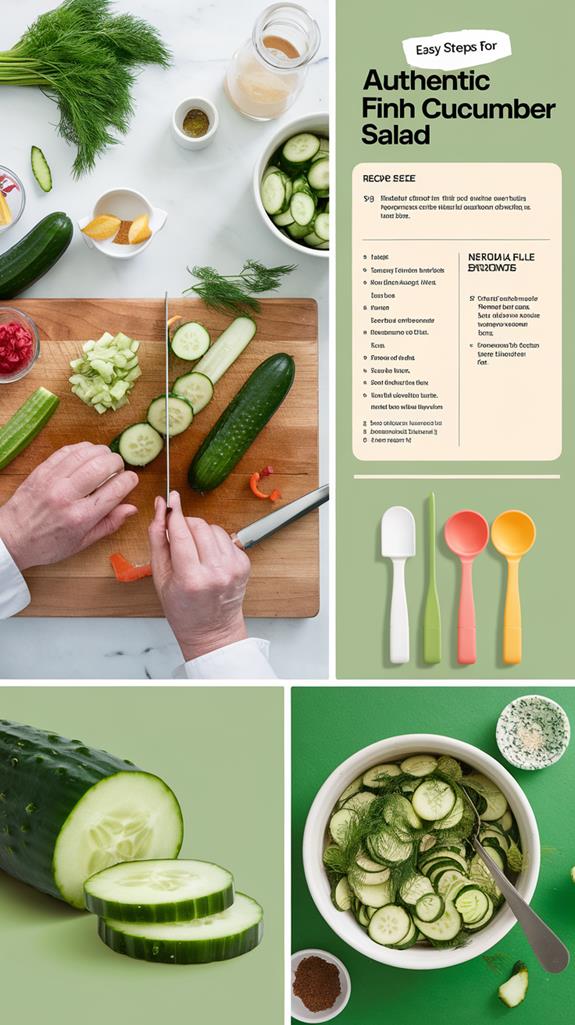 authentic finnish cucumber salad