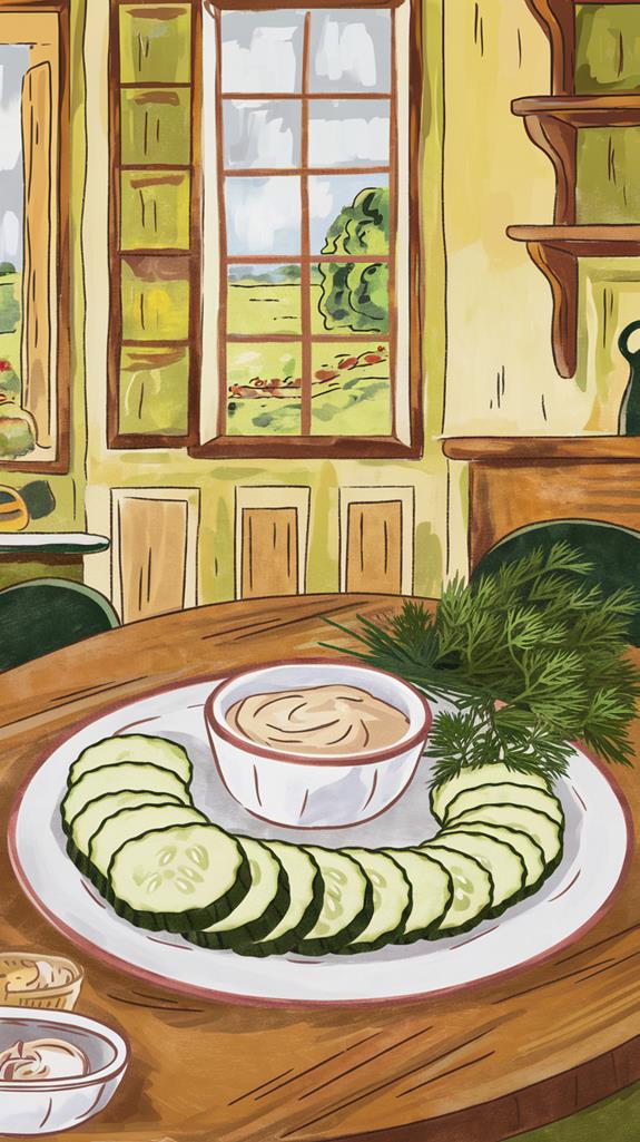 authentic german cucumber salad