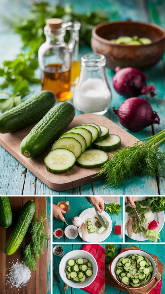 authentic swedish cucumber salad