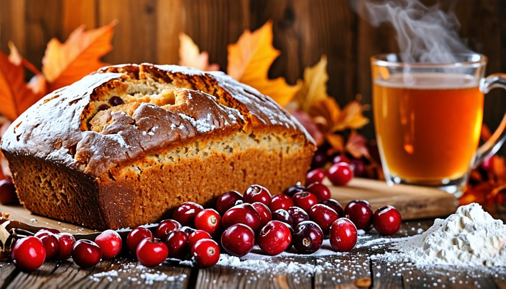 autumn cranberry bread recipes