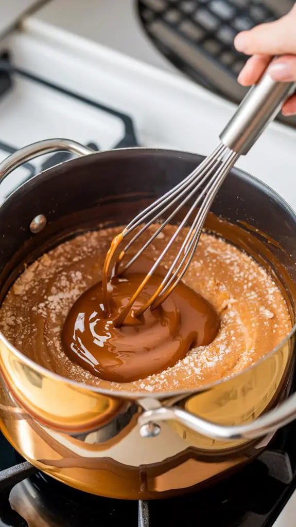 caramel filling preparation instructions