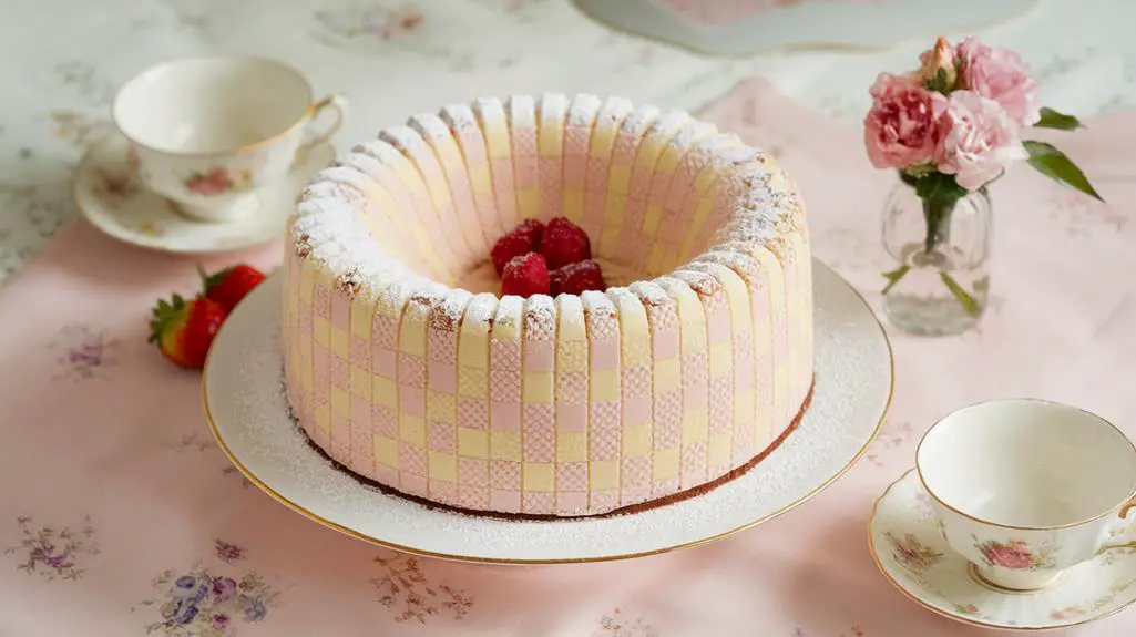 colorful layered sponge cake