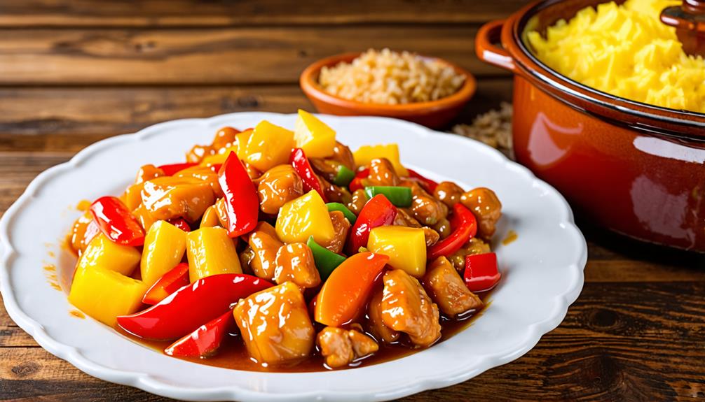 crockpot sweet sour chicken