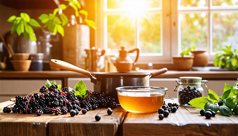 elderberry syrup immune boosting recipe