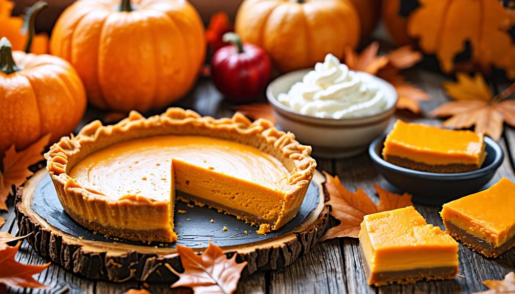 fall pumpkin dessert ideas