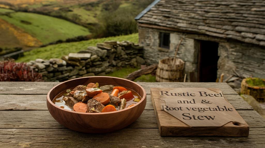 hearty rustic beef stew