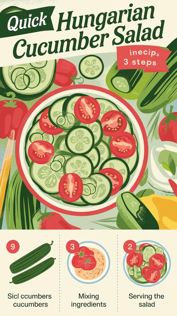 hungarian cucumber salad recipe