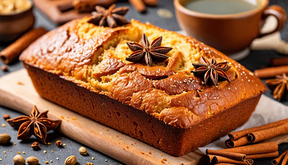 indian flavored chai spice bread