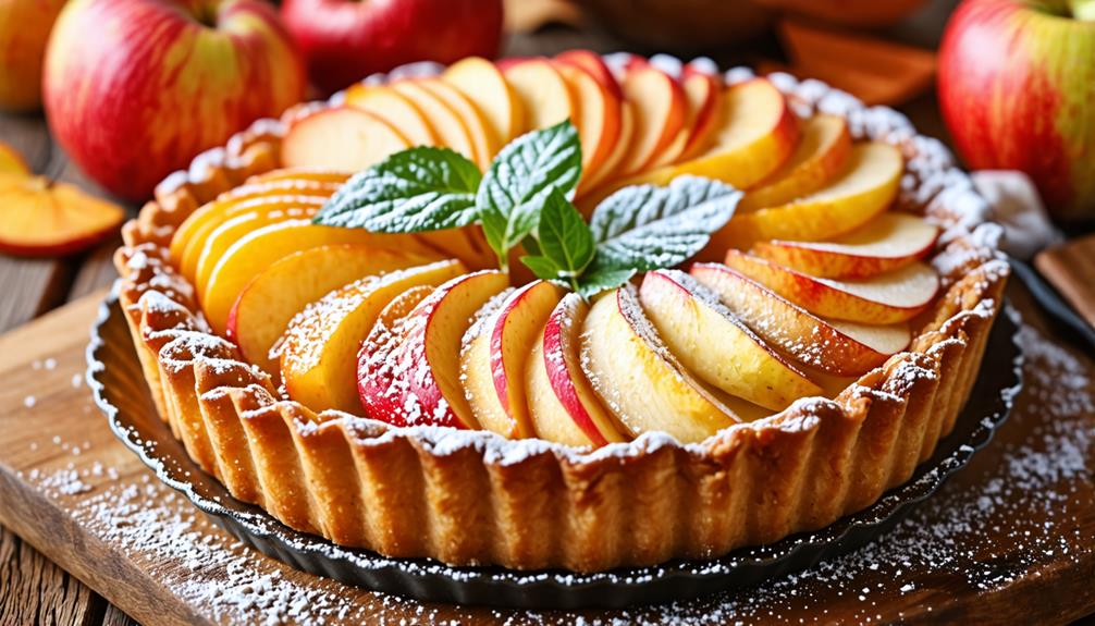 irresistible fall cinnamon tart