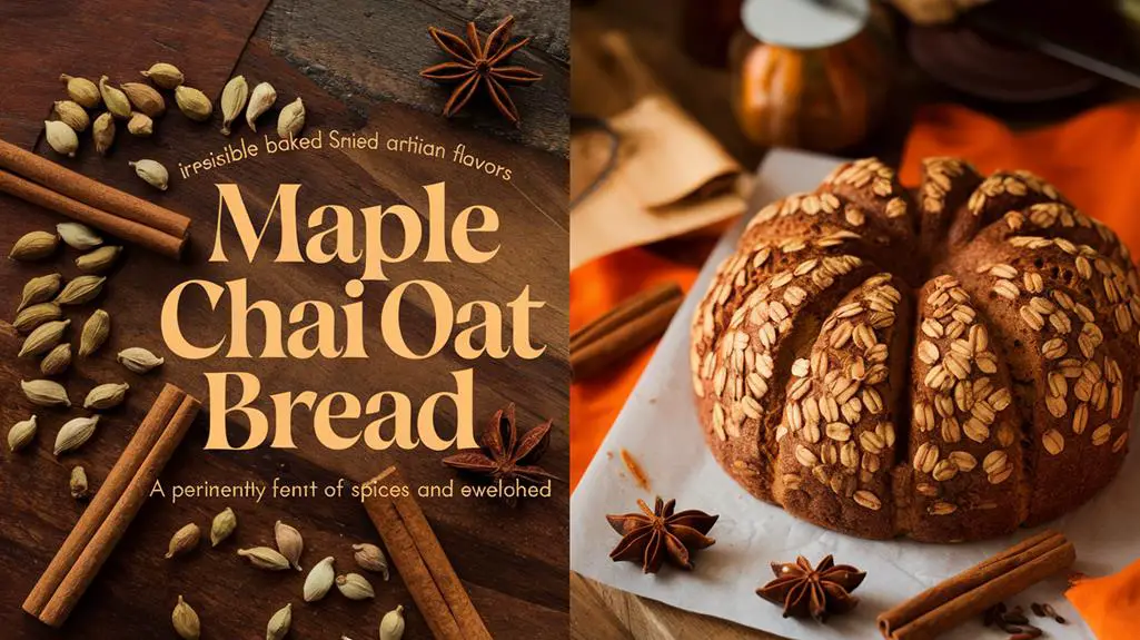 maple infused chai oat bread