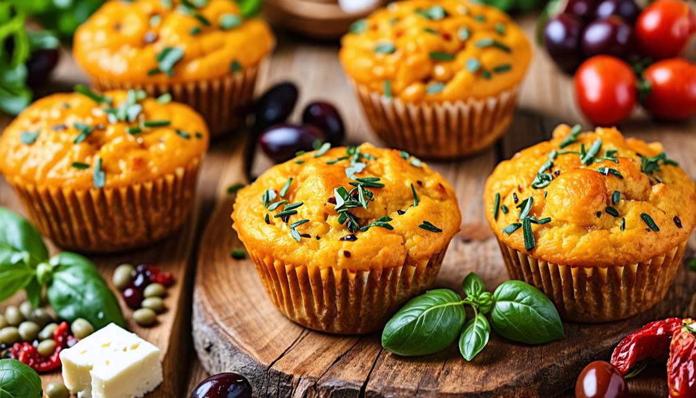 mediterranean fall squash muffins