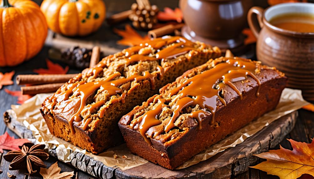 midwest caramel pumpkin bread