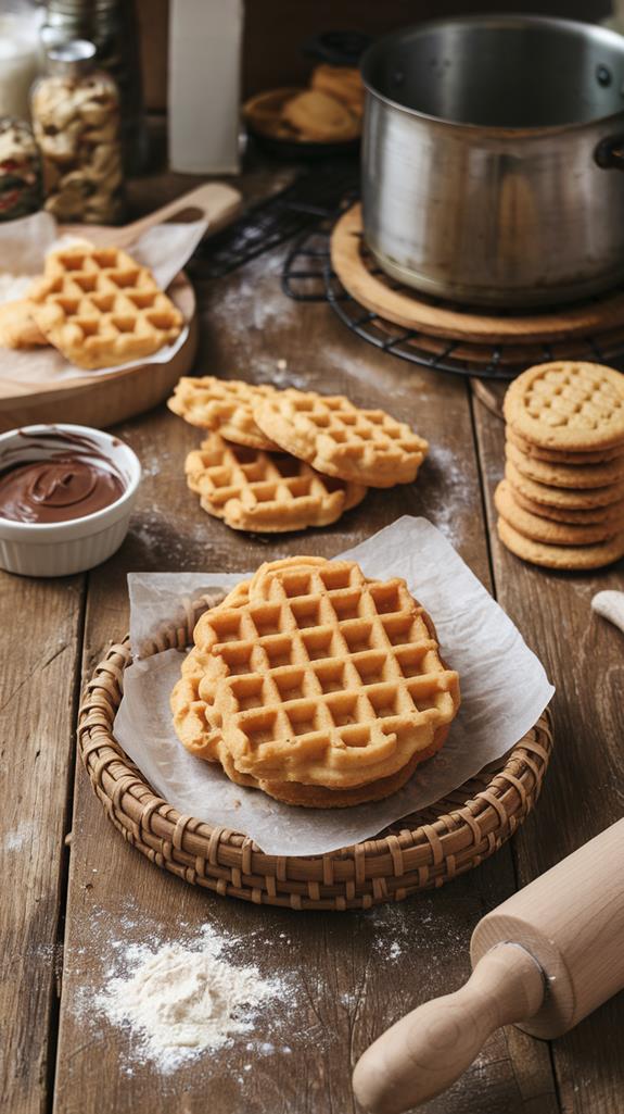 nutella filled stroopwafels delight