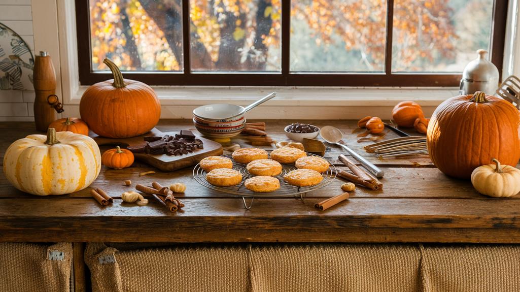 nutritious pumpkin chocolate cookies