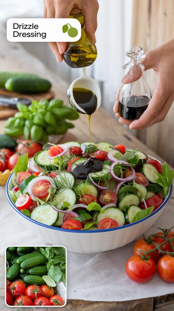 perfect italian cucumber salad