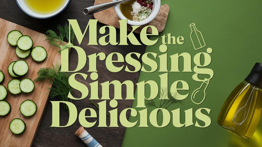 prepare the salad dressing