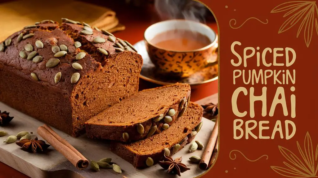 pumpkin chai flavored bread