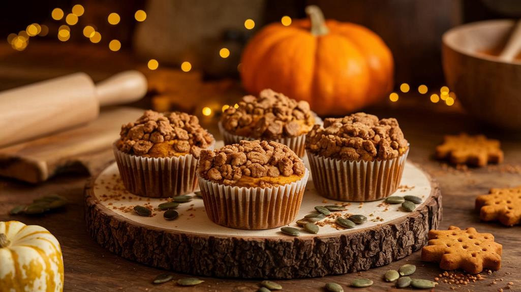 pumpkin ginger nut muffins recipe