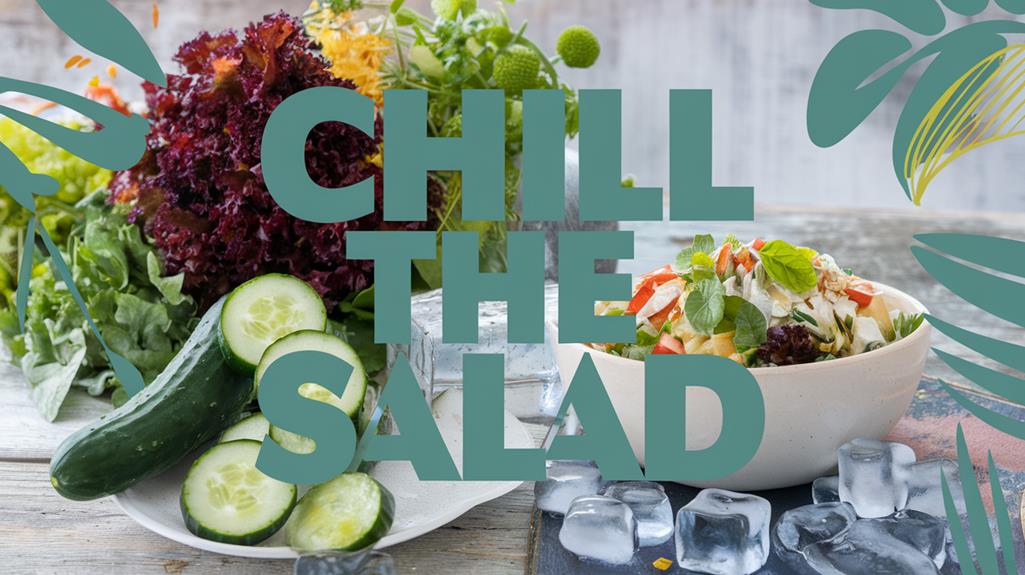 refrigerate the salad