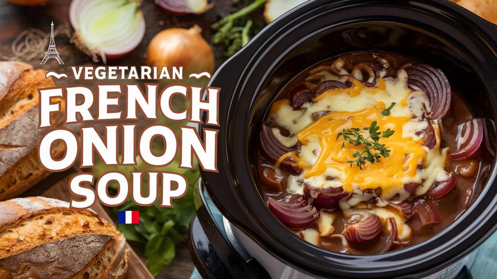 savory vegetarian onion soup