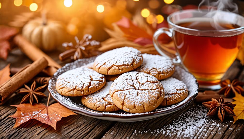 spiced german autumn cookies