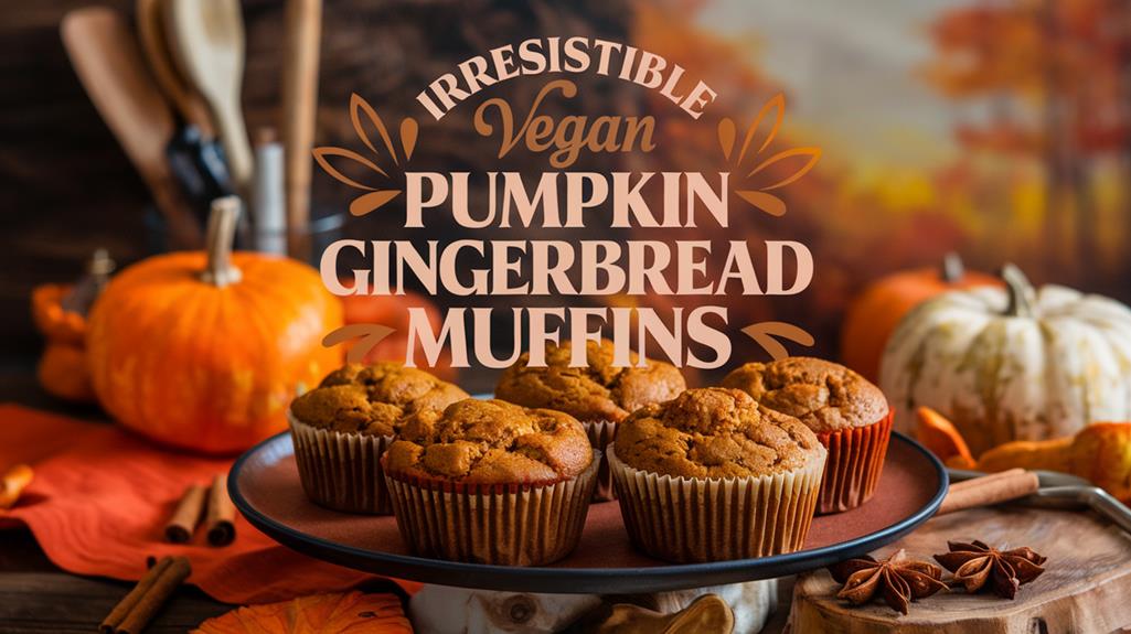 spiced vegan pumpkin muffins